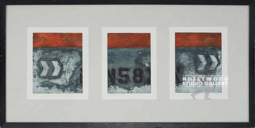 17X34 LEROUX NADENXA 3 ETCHINGS/BLK
