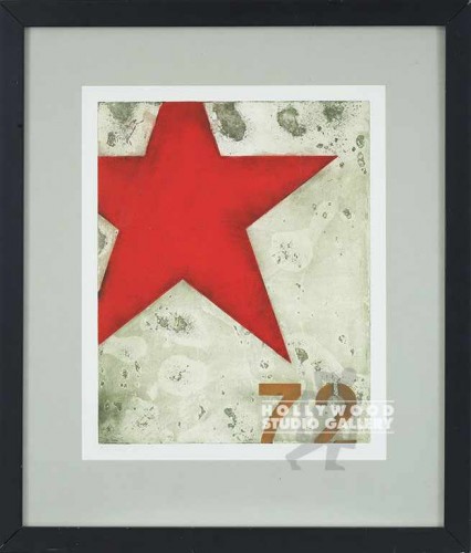 32X27 LEROUX LG.RED STAR ETCH/BLACK