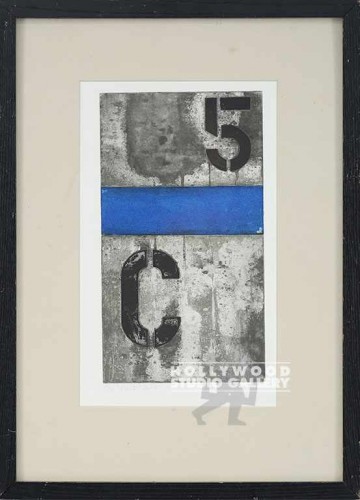 20X15 LEROUX 5-BLUE-C ETCHING/BLACK