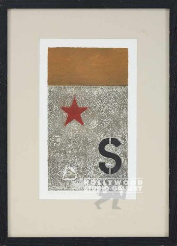 20X15 LEROUX GOLD-RED STAR-S ETCH