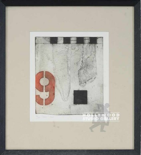18X17 LEROUX RED 9 ETCHING/BLACK