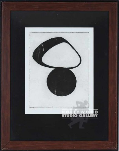 27X21 GILLETTE B/W GEOM.ETCHING/DBL