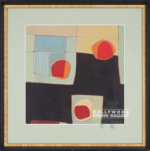 30X30 LAFONTSEE DANCE STEP-RED DOTS