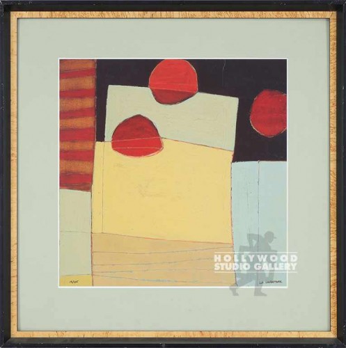 30X30 LAFONTSEE DANCE STEP-RED DOTS