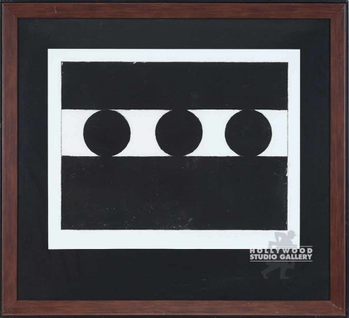 33X36 GILLETTE B/W GEOM.ETCHING/DBL