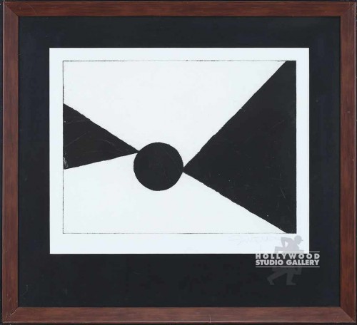 33X36 GILLETTE B/W GEOM.ETCHING/DBL