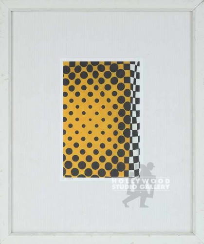 19X16 UTAY ORANGE-BLK DOTS/ WHT LAQ