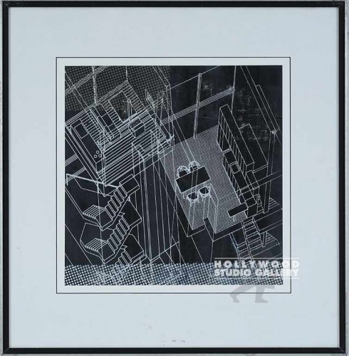 26X26 HALL VIEWS 2-B/W ARCHIT`L/MTL