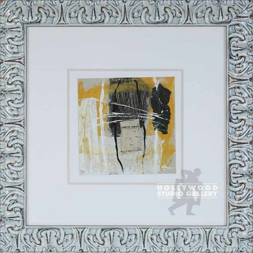 18X18 CARMEN GLD-BLK-WHT ABS/ORN WH