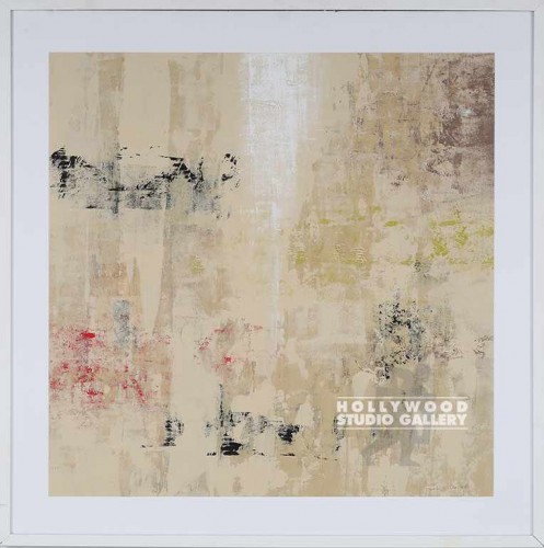 36X36 GORDON UNTLD.TAN ABSTR SQ/WHT