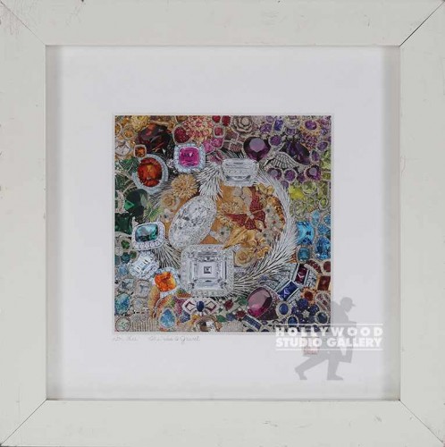 20X20 LIPSCOMB JEWELRY COLLAGE/WHT