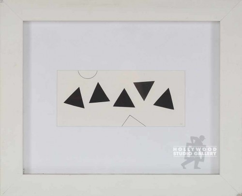 14X17 JJ B/W GRAFIC SHAPES/WHITE