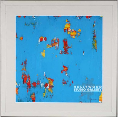 40X40 HIROMOTORAINBOW4-ABST-BLUE