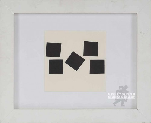 14x17 B/W 5 Square Graffic JJ/White