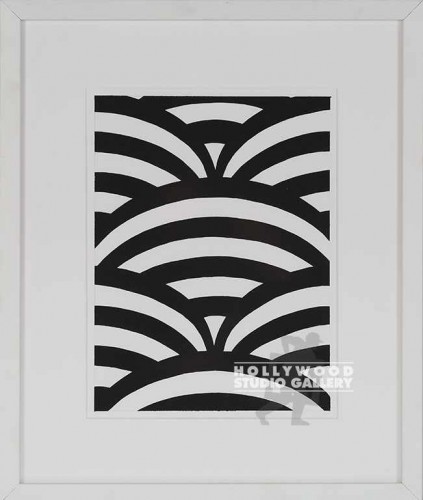 19X16 N.MARIE B/W MONO.PATTERN2/WHT