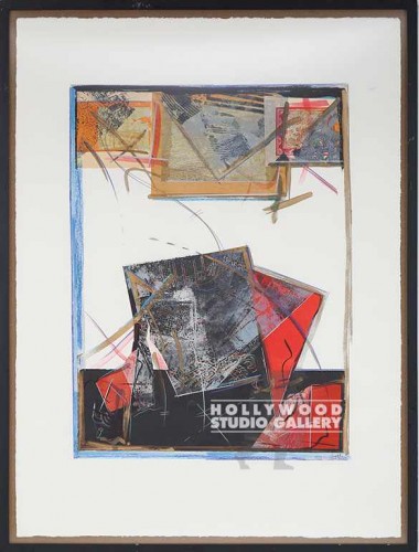 45X34 HOLDEN ABSTRACT/BLK FRAME