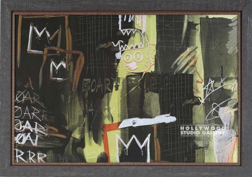 28X40 HINER GRAFFITI-DARK/RUSTIC WD