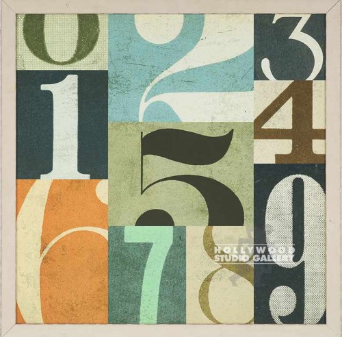33X33 BRADLEY 123-BOLD #`S ABST/CRM