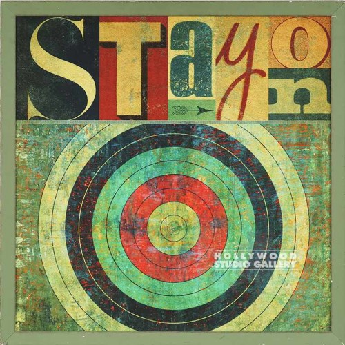33X33 BRADLEY "STAY ON TARGET"/GRN