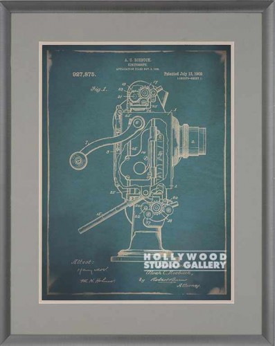 36X29 GI MOVIE PROJECTOR 2 BLU PRNT