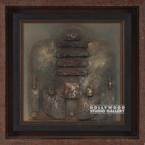 18X18 ALFONSO MECHANICAL RELIEF/BLK