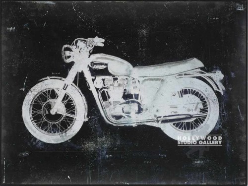 30X40 HALL MOTO WHITE-NEG.MOTERCYCL
