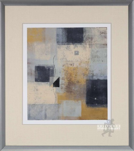 36X32 CHILE ABSTRACT/ GRAY METL FRM