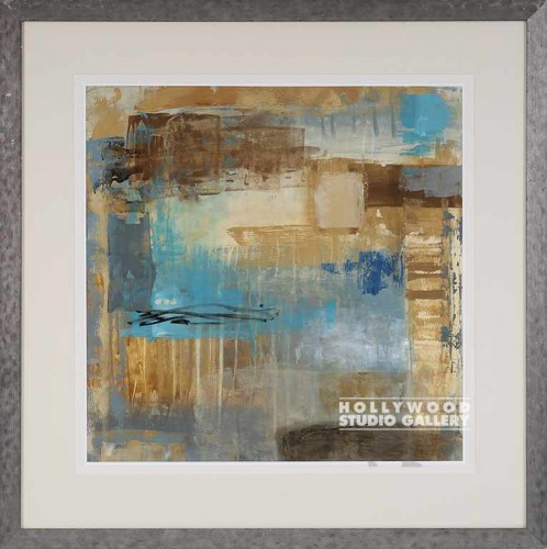 37X37 DETTE TURQ.DRIPPY ABSTR/METAL