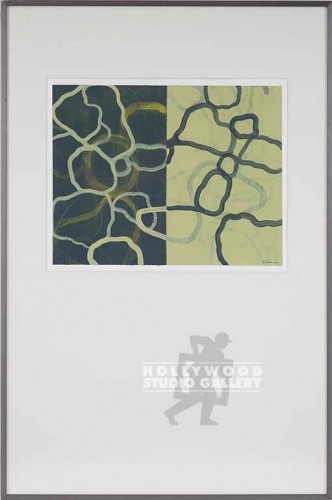 39X26 DAUNCEY DRK/LT GRN TRAILS/MTL