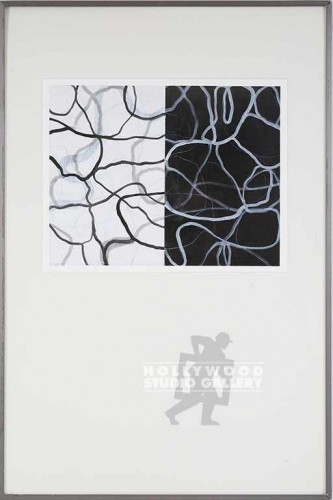 39X26 DAUNCEY WHT/BLK TRAILS 8/METL