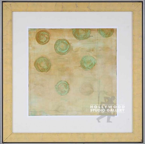 23X23 HARRIS UN.LT YEL-GRN-DOTS/MTL