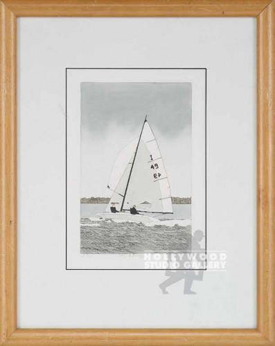 S/N SAILBOAT WATERCOLOR