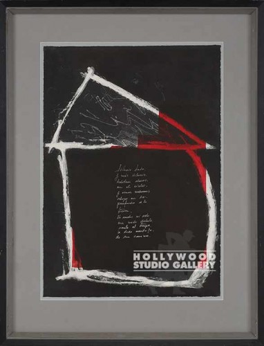 37X29 VINCHI.BLK-RED-WHT W/WRITING