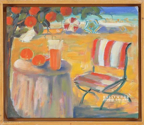 8X10 PILAR CAFÉ TABLE-CHAIR CANVAS