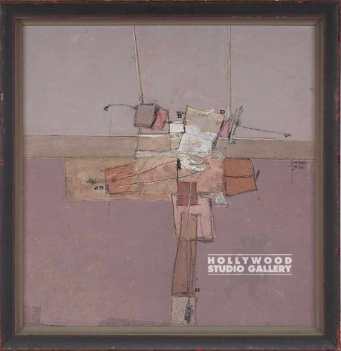 41X40 GUERRA MAUVE-BURLAP-STRING
