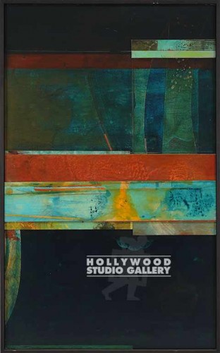 49X31 HUCK DARK MIX-MEDIA WOOD/BLK