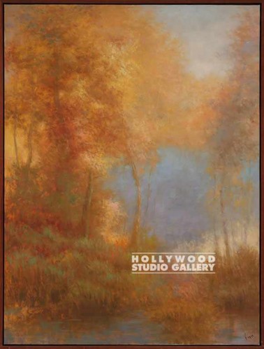 50X38 KARIAN ORANGY SOFT TREES/BRN