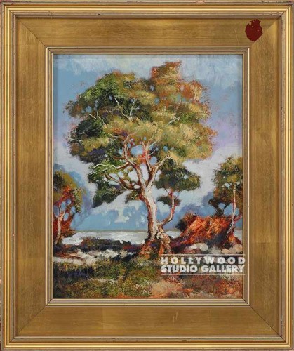 20X16 WHEELER TRANQ.1-CA.TREES/GOLD