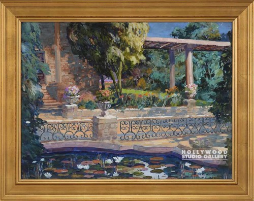 30X38 MUNZ LONGWOOD GARDENS/GOLD