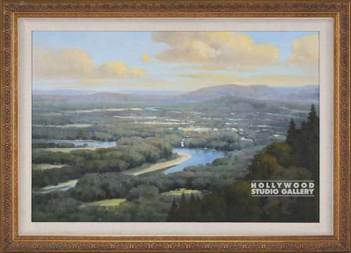 29X41 SOFTSCAPE-RIVERS-YEL SKY/GOLD