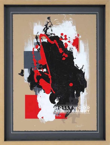 31X24 JONES RED-BLK-WHT SPLASH/TAN