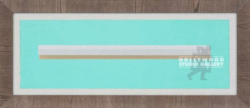 16X38 VIS.CON 3 BARS ON TURQ/WOOD