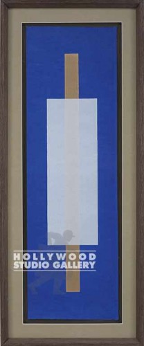 38X16 VIS.CON SILVR RECTANGL-BLU/WD
