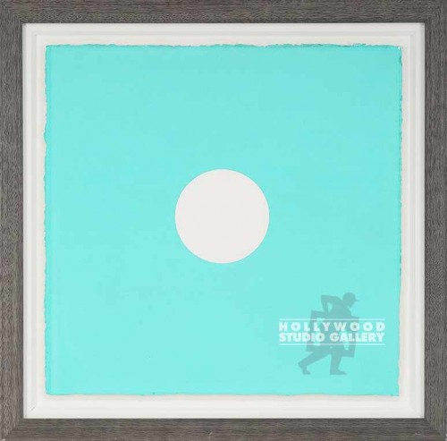 28X28 VIS.CON CREAM DOT ON TURQ/WD