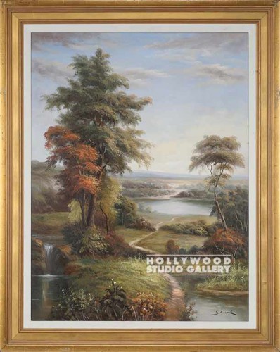 48X38 ROARK TRAD.TREESCAPE/DBL GOLD