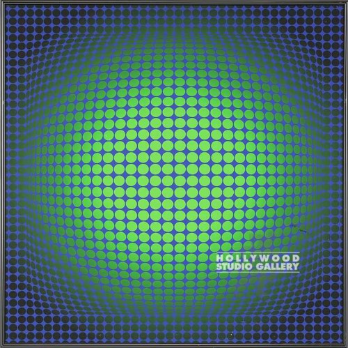 40X40 GI AFTER VIC.-OP ART-GRN-CNVS