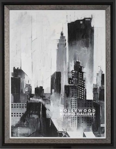 47X37 ALTAMURA CITYSCAPE 2 B/W-BLK