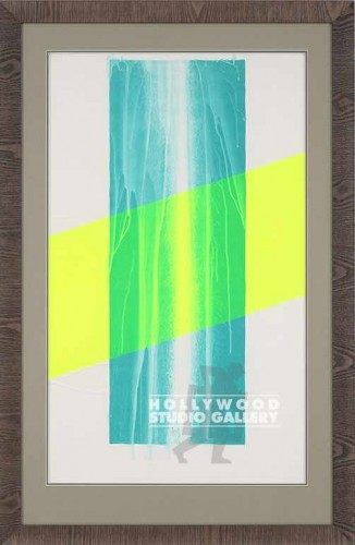 48X32 VIS.CON YELLO W/TEAL WASH/WD
