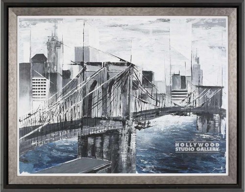 37X47 ALTAMURA CITYSCAPE 1 B/W- BLK