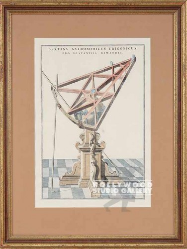 25x19 Astrolaub Antq.Engraving